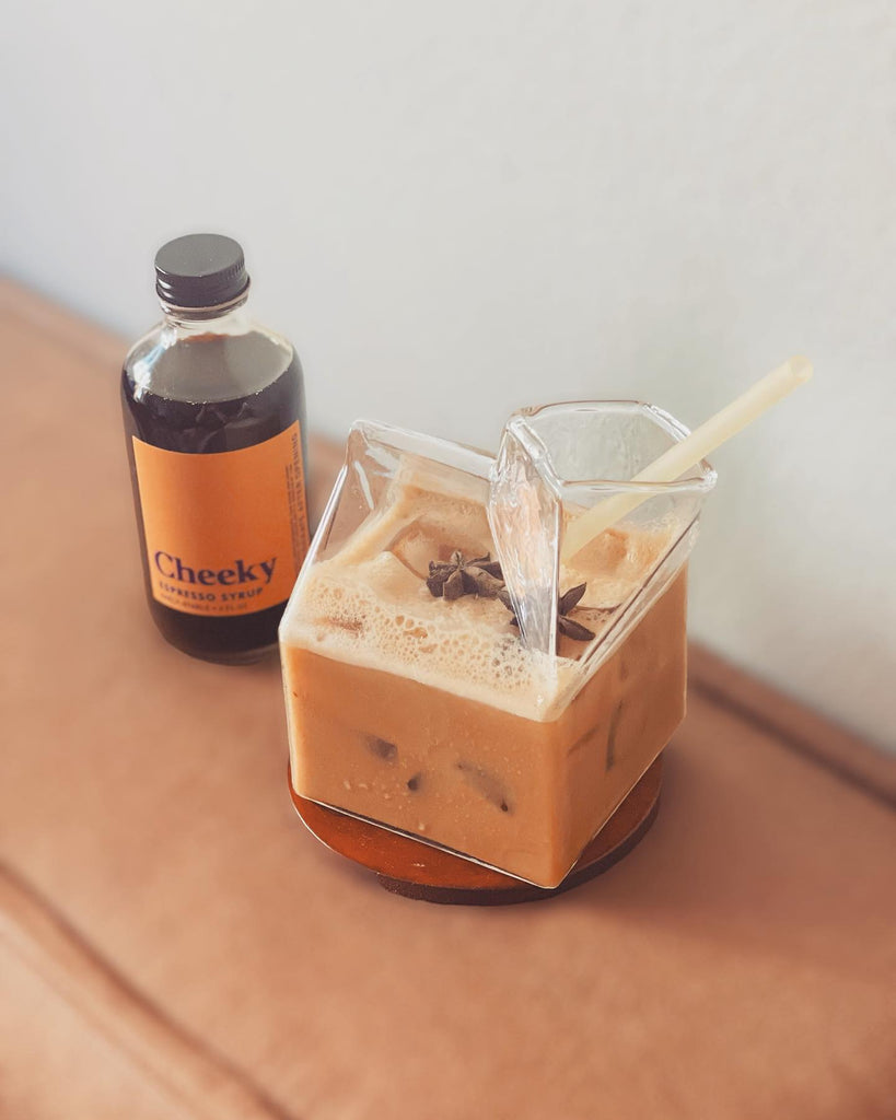 Almond Dirty Chai Latte crafted by @mixwithmarie