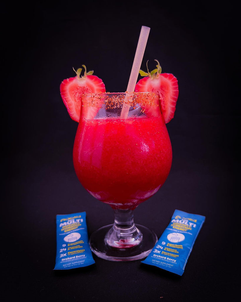 Root'd Strawberry Margarita crafted by @mls.drinks