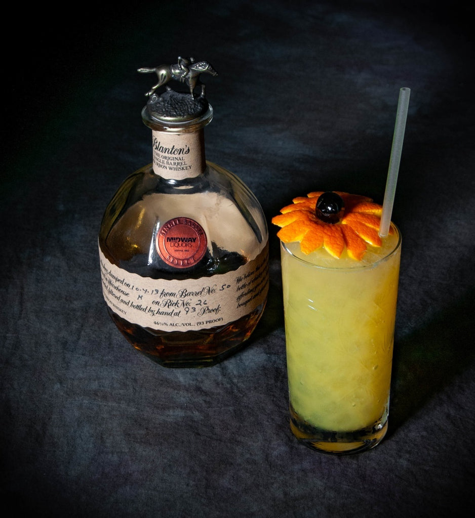 Black-eyed Susan crafted by @artistwithacocktail