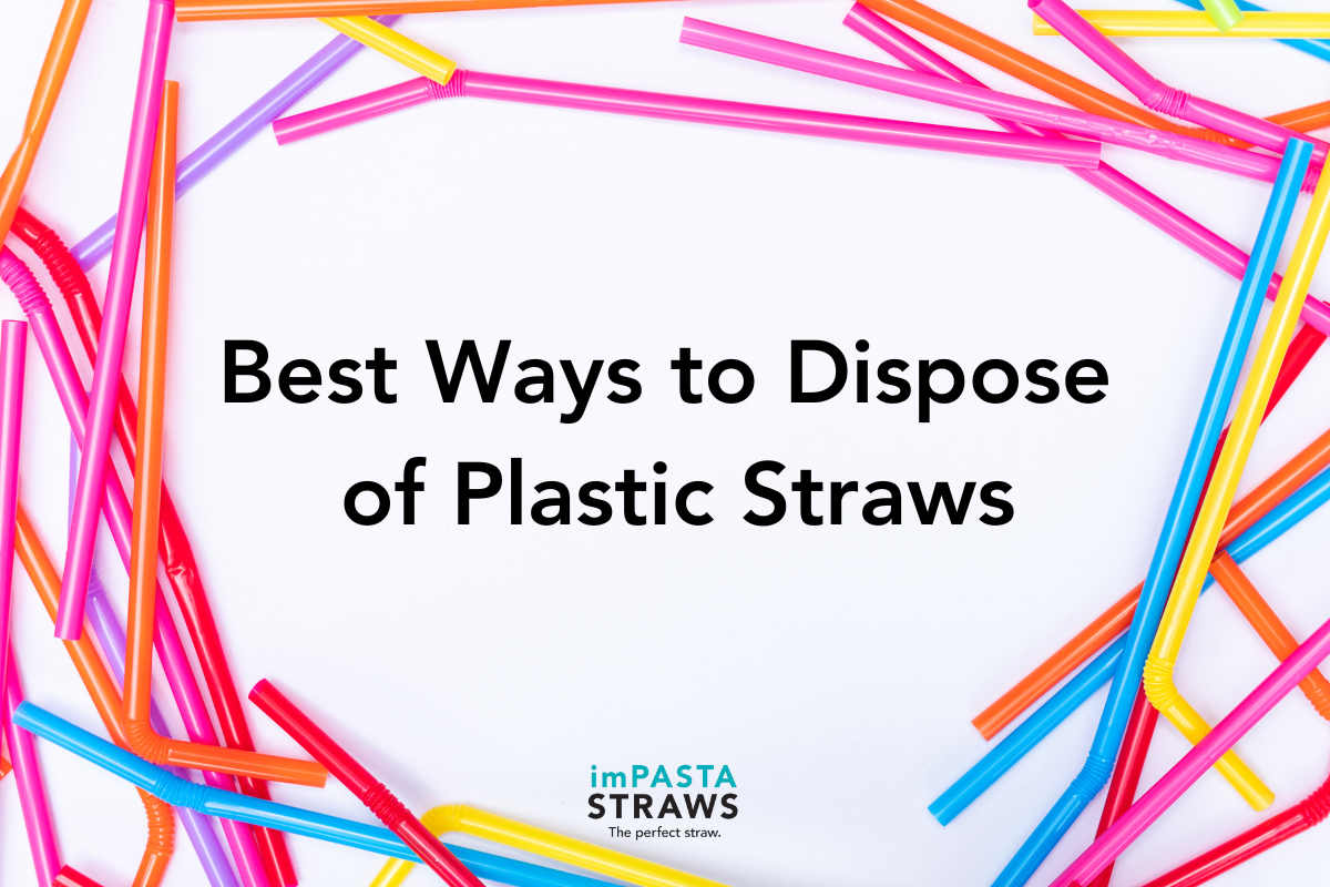 4 Best Ways to Dispose of Plastic Straws imPASTAstraws