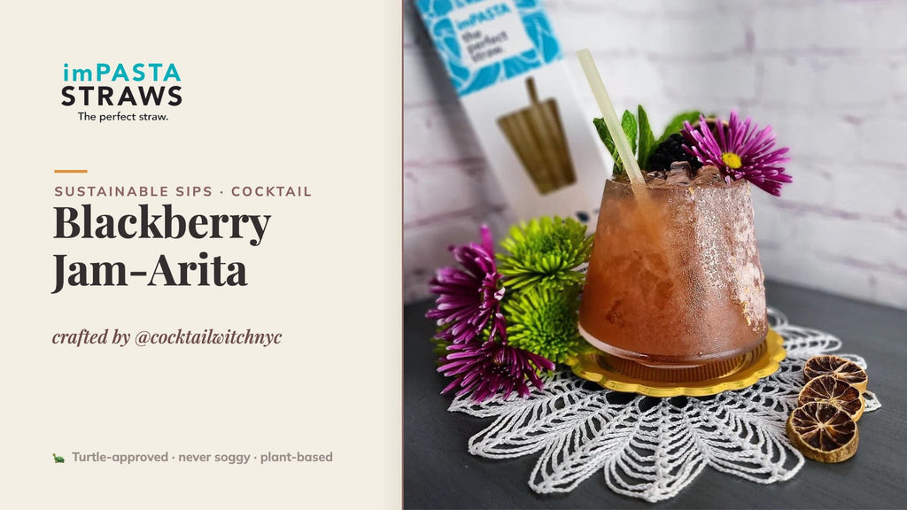 Blackberry Jam-Arita crafted by @cocktailwitchnyc