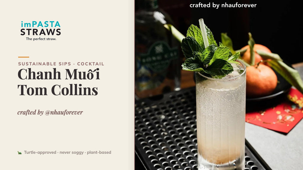 Chanh Muối Tom Collins crafted by @nhauforever