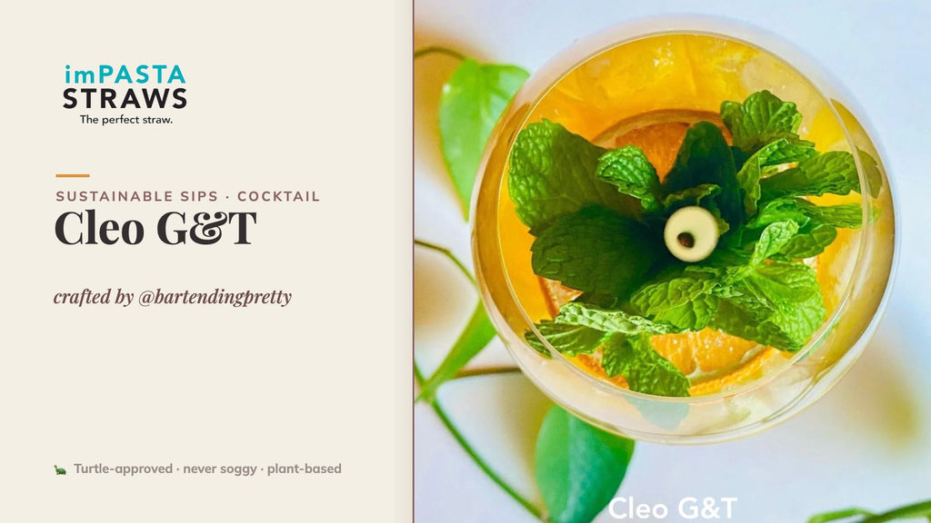 Cleo G&T crafted by @bartendingpretty