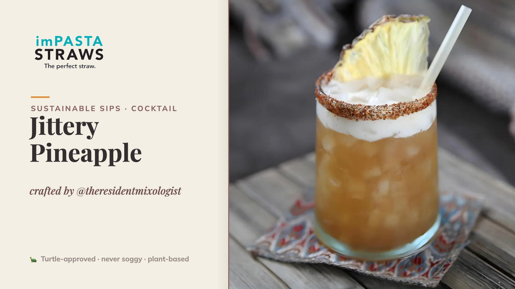 Jittery Pineapple crafted by @theresidentmixologist