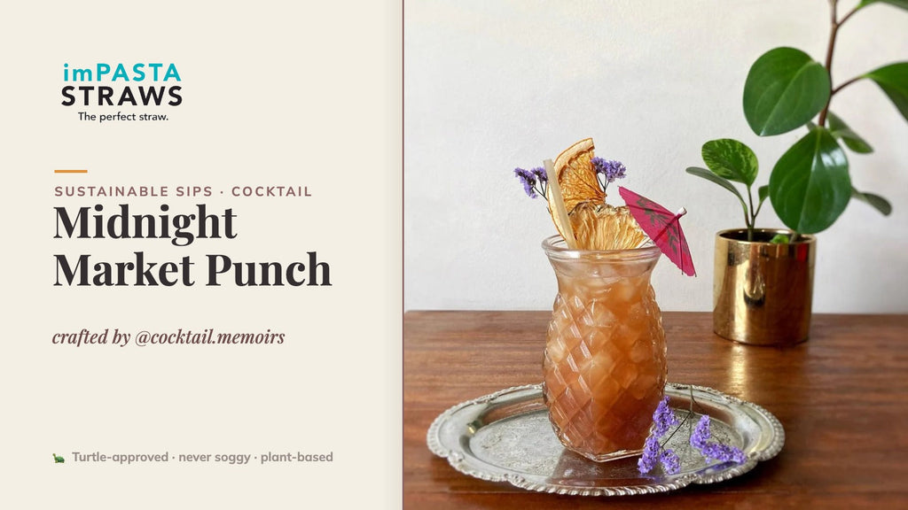 Midnight Market Punch crafted by @cocktail.memoirs