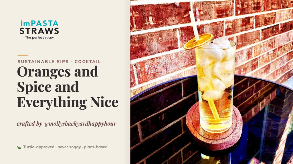 Oranges and Spice and Everything Nice crafted by @mollysbackyardhappyhour