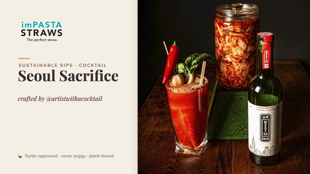 Seoul Sacrifice crafted by @artistwithacocktail