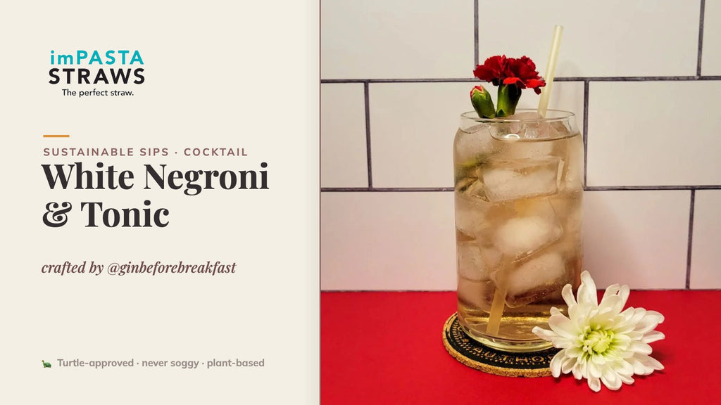White Negroni & Tonic crafted by ginbeforebreakfast