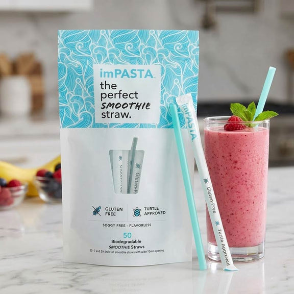 imPASTA smoothie straws