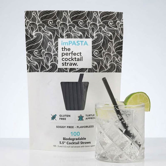 imPASTA cocktail straws