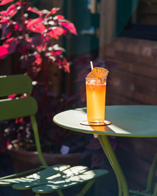 Cocktail crafted by @parttimemixologist, served with a plant-based, compostable imPASTA straw